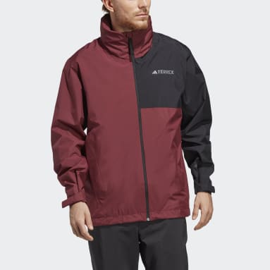 Veste de pluie double couche Terrex Multi RAIN.RDY Bordeaux Hommes TERREX