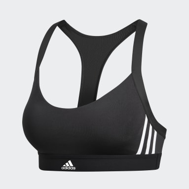 Top deportivo All Me 3 Franjas Negro Mujer Training