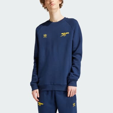 Sudadera cuello redondo Arsenal Essentials Trefoil Azul Hombre Fútbol
