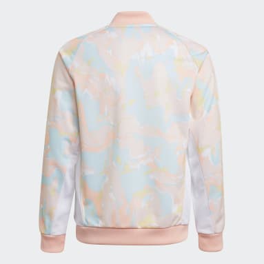 Chaqueta SST Marble Print Rosa Niña Originals