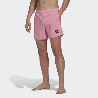 Muži Plávanie ružová Plavecké šortky Short Length Solid