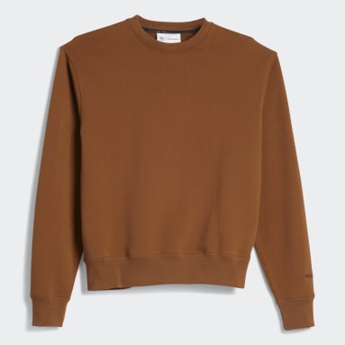 Polerón Basics Pharrell Williams Cuello Redondo (Unisex) Café Originals