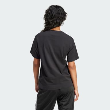 Dames Originals zwart Trefoil Regular T-shirt