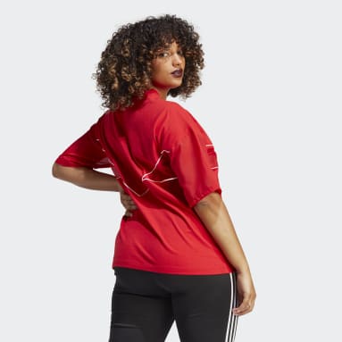 Sucio abrazo Componer Camisetas rojas de mujer | adidas ES