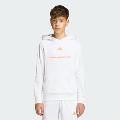 adidas Slogan Fleece Hoodie