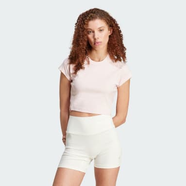 Koszulka Lounge Ribbed Crop
