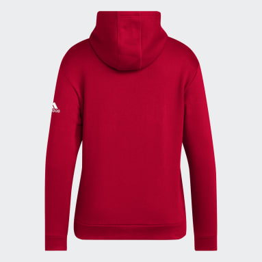 Louisville Champion Fleece Hoodie Track and Field UL | Scarlet Red | Small