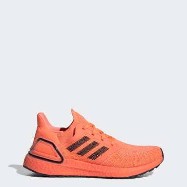 Women Running Orange ULTRABOOST 20 W