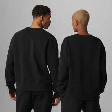 Originals Black Pharrell Williams Basics Crew Sweatshirt (Gender Neutral)