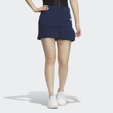 Women Golf Blue Lightweight Pleats Skirt