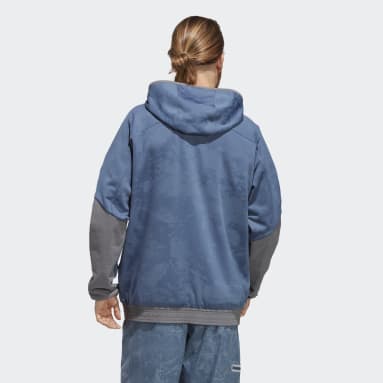 Terrex + and wander Fleece Jakke Blå