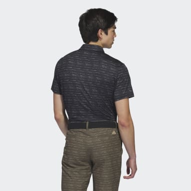 Nam Đánh Gôn Áo Polo Golf Khóa Kéo Kẻ Sọc