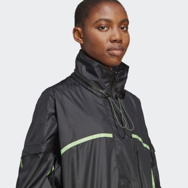 Giacca adidas by Stella McCartney TrueNature Packable (Neutral) Nero Donna adidas by Stella McCartney