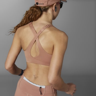 Sujetador Collective Power Fastimpact Luxe High-Support Marrón Mujer Gimnasio Y Entrenamiento