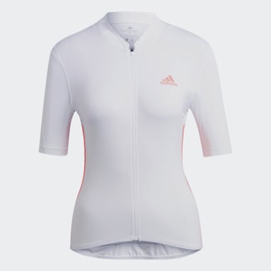 Camiseta The Short Sleeve Cycling Branco Mulher Ciclismo