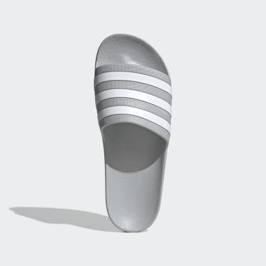 Sportswear Grey Adilette Aqua Slides
