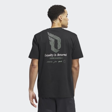 Men Basketball Black Damian Lillard Graphic Tee