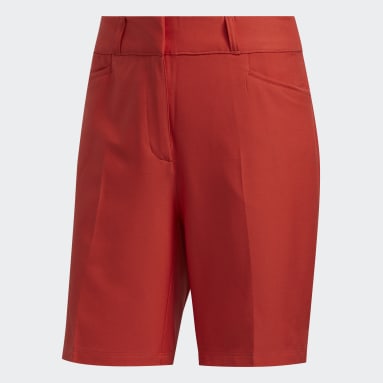 Red golf shorts womens clearance