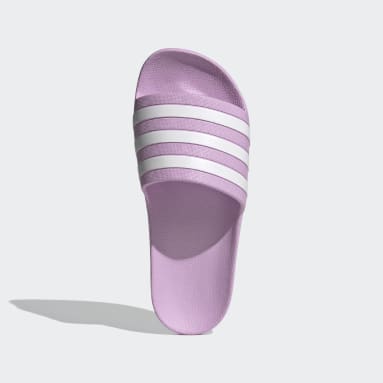 Ojotas Adilette Aqua Violeta Mujer Sportswear