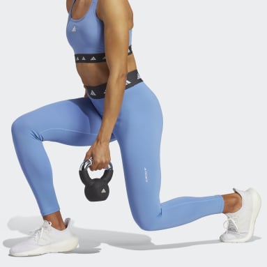 Ženy Tréning A Fitnes modrá Legíny Techfit 7/8