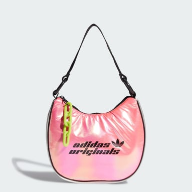 adidas Trefoil Monogram Jacquard Mini Shoulder Bag - Pink