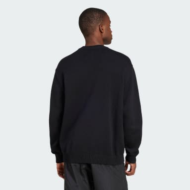 Premium Knitted Trefoil Crew Sweatshirt