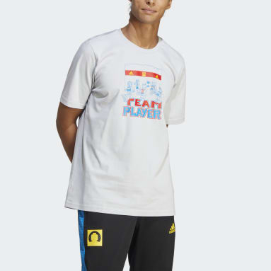 adidas x LEGO® Football Graphic T-skjorte Grå