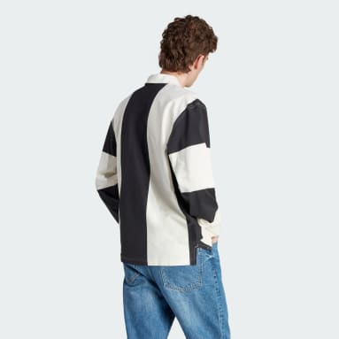 남성 Lifestyle Black HACK 럭비 긴팔 티
