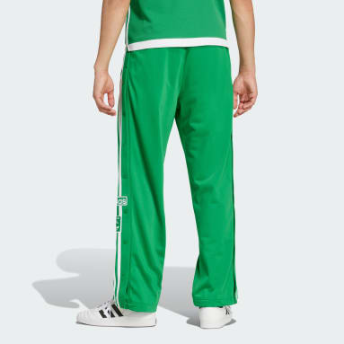 Blue and lime green adidas pants cheap