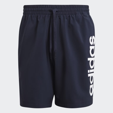 Men Sportswear Blue AEROREADY Essentials Chelsea Linear Logo Shorts