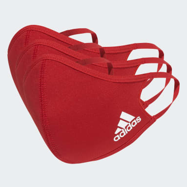 Sportswear Red Face Covers 3-Pack XS/S