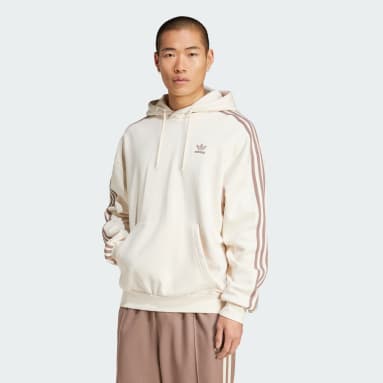 Sudadera adidas blanca y dorada deals