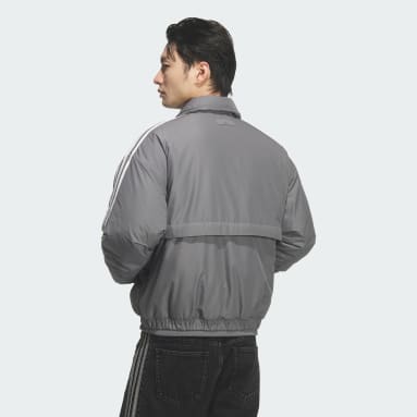 프리미엄 3-스트라이프 남성 패드 재킷