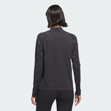 Ultimate365 Tour Monogram Mock Neck T-skjorte Svart