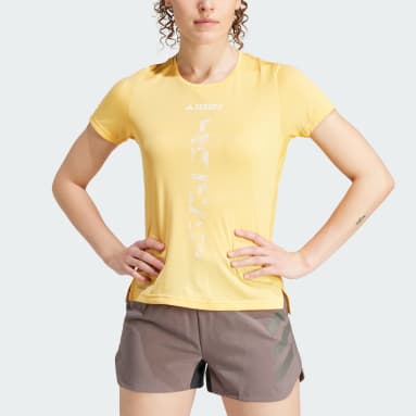 Kvinder TERREX Orange Terrex Agravic Trail Running T-shirt