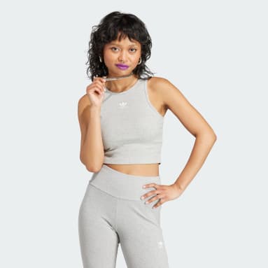 Camiseta sin Mangas Essentials Rib