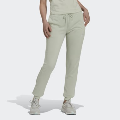 Pantalon Essentials French Terry Logo Vert Femmes Sportswear