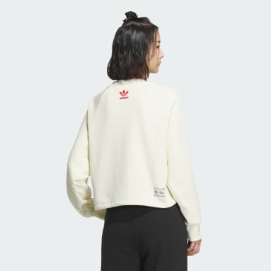 เสื้อสเวตเตอร์คอกลมผ้าริบแจ็คการ์ด