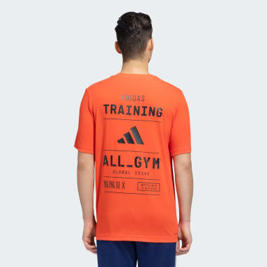 Adidas orange tee store