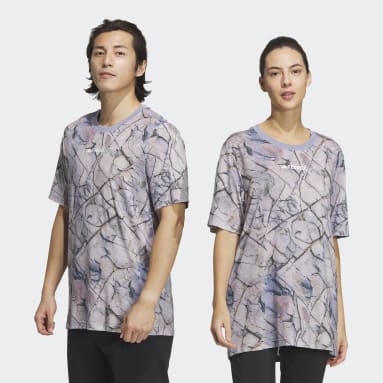 Polo National Geographic Tencel Manga Corta Estampada (Unisex) Púrpura TERREX