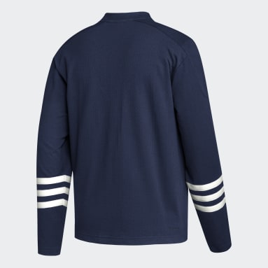 Sweat-shirt de hockey Jets Bleu Hommes Hockey