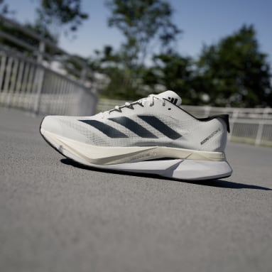 ผู้ชาย วิ่ง สีขาว รองเท้า Adizero Boston 12