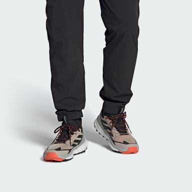 Men's TERREX Beige Terrex Free Hiker 2.0 Low Hiking Shoes