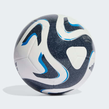 Bola Futebol Campo Adidas Al Rihla Copa Do Mundo 2022 C/Caixa Branco e Azul  : : Esporte