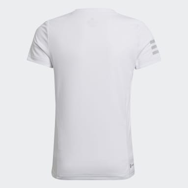 Mädchen Tennis Club Tennis T-Shirt Weiß