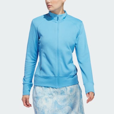 Women Golf Blue Women's Ultimate365 Textured Jacket