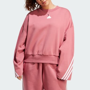 Women Sportswear Pink Future Icons 3-Stripes Sweatshirt (Plus Size)