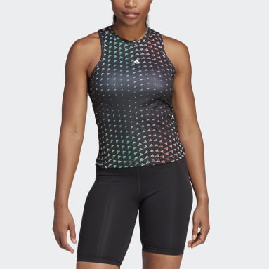 Débardeur Brand Love Performance Noir Femmes Fitness Et Training