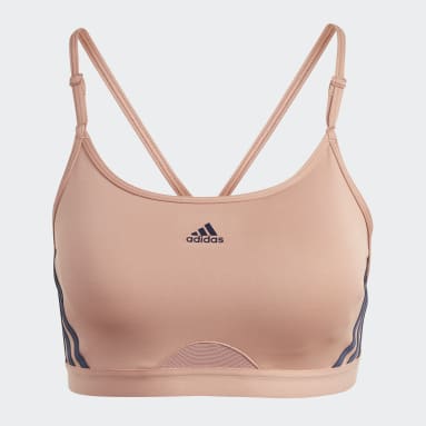 adidas Aeroreact Training Light-Support 3-Stripes Bra