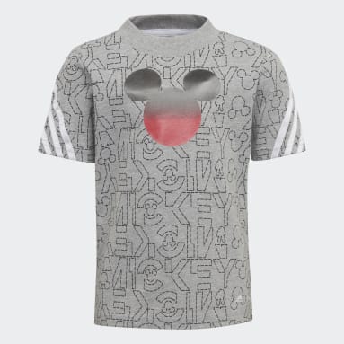 Playera adidas x Disney Mickey Mouse Gris Niño Sportswear